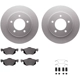 Purchase Top-Quality DYNAMIC FRICTION COMPANY - 4512-99156 - Front Disc Brake Kit pa2
