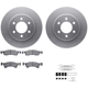 Purchase Top-Quality DYNAMIC FRICTION COMPANY - 4512-99166 - Front Disc Brake Kit pa1