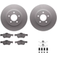 Purchase Top-Quality DYNAMIC FRICTION COMPANY - 4512-99177 - Front Disc Brake Kit pa3