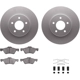 Purchase Top-Quality DYNAMIC FRICTION COMPANY - 4512-99179 - Front Disc Brake Kit pa3