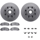 Purchase Top-Quality DYNAMIC FRICTION COMPANY - 4512-99190 - Front Disc Brake Kit pa1