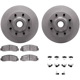 Purchase Top-Quality DYNAMIC FRICTION COMPANY - 4512-99190 - Front Disc Brake Kit pa4