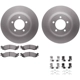 Purchase Top-Quality DYNAMIC FRICTION COMPANY - 4512-99193 - Front Disc Brake Kit pa4