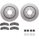 Purchase Top-Quality DYNAMIC FRICTION COMPANY - 4512-99195 - Front Disc Brake Kit pa4