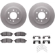 Purchase Top-Quality DYNAMIC FRICTION COMPANY - 4512-99207 - Disc Brake Kit pa4