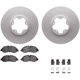 Purchase Top-Quality DYNAMIC FRICTION COMPANY - 4512-99228 - Front Disc Brake Kit pa4