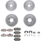 Purchase Top-Quality DYNAMIC FRICTION COMPANY - 4514-03038 - Front & Rear Disc Brake Kit pa2
