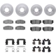 Purchase Top-Quality DYNAMIC FRICTION COMPANY - 4514-21002 - Disc Brake Kit pa7