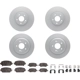 Purchase Top-Quality DYNAMIC FRICTION COMPANY - 4514-21038 - Front Disc Brake Kit pa2