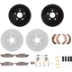 Purchase Top-Quality DYNAMIC FRICTION COMPANY - 4514-39000 - Front Disc Brake Kit pa2