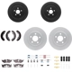 Purchase Top-Quality DYNAMIC FRICTION COMPANY - 4514-40062 - Front Disc Brake Kit pa2