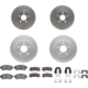 Purchase Top-Quality DYNAMIC FRICTION COMPANY - 4514-45004 - Front Disc Brake Kit pa2