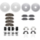 Purchase Top-Quality DYNAMIC FRICTION COMPANY - 4514-47189 - Front Disc Brake Kit pa2