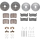 Purchase Top-Quality DYNAMIC FRICTION COMPANY - 4514-54005 - Front Disc Brake Kit pa6