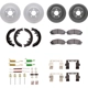 Purchase Top-Quality DYNAMIC FRICTION COMPANY - 4514-54214 - Front Disc Brake Kit pa3