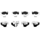 Purchase Top-Quality DYNAMIC FRICTION COMPANY - 4514-54293 - Front & Rear Disc Brake Kit pa5