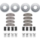 Purchase Top-Quality DYNAMIC FRICTION COMPANY - 4514-54305 - Disc Brake Kit pa4