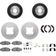 Purchase Top-Quality DYNAMIC FRICTION COMPANY - 4514-59086 - Geospec Rotors with 5000 Advanced Brake Pads pa1