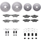 Purchase Top-Quality DYNAMIC FRICTION COMPANY - 4514-63043 - Disc Brake Kit pa9