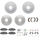 Purchase Top-Quality DYNAMIC FRICTION COMPANY - 4514-67073 - Front Disc Brake Kit pa2