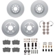 Purchase Top-Quality DYNAMIC FRICTION COMPANY - 4514-73006 - Front Disc Brake Kit pa2