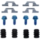 Purchase Top-Quality DYNAMIC FRICTION COMPANY - 4514-73024 - Front Disc Brake Kit pa4