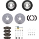 Purchase Top-Quality DYNAMIC FRICTION COMPANY - 4514-76077 - Front Disc Brake Kit pa8