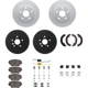 Purchase Top-Quality DYNAMIC FRICTION COMPANY - 4514-76082 - Front Disc Brake Kit pa2