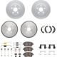 Purchase Top-Quality DYNAMIC FRICTION COMPANY - 4514-76098 - Geospec Rotors with 5000 Advanced Brake Pads pa2