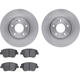 Purchase Top-Quality DYNAMIC FRICTION COMPANY - 6302-03065 - Front Disc Brake Kit pa2