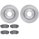 Purchase Top-Quality DYNAMIC FRICTION COMPANY - 6302-03067 - Disc Brake Kit pa1