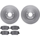 Purchase Top-Quality DYNAMIC FRICTION COMPANY - 6302-03085 - Front Disc Brake Kit pa1