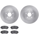 Purchase Top-Quality DYNAMIC FRICTION COMPANY - 6302-13050 - Front Disc Brake Kit pa1