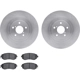 Purchase Top-Quality DYNAMIC FRICTION COMPANY - 6302-13051 - Front Disc Brake Kit pa2