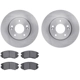 Purchase Top-Quality DYNAMIC FRICTION COMPANY - 6302-21016 - Front Disc Brake Kit pa1