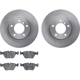 Purchase Top-Quality DYNAMIC FRICTION COMPANY - 6302-31020 - Front Disc Brake Kit pa2