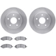 Purchase Top-Quality DYNAMIC FRICTION COMPANY - 6302-40092 - Front Disc Brake Kit pa1