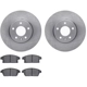Purchase Top-Quality DYNAMIC FRICTION COMPANY - 6302-45028 - Front Disc Brake Kit pa1