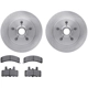 Purchase Top-Quality DYNAMIC FRICTION COMPANY - 6302-48020 - Front Disc Brake Kit pa1