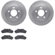 Purchase Top-Quality DYNAMIC FRICTION COMPANY - 6302-54104 - Front Disc Brake Kit pa1