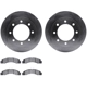 Purchase Top-Quality DYNAMIC FRICTION COMPANY - 6302-54123 - Front Disc Brake Kit pa1