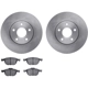 Purchase Top-Quality DYNAMIC FRICTION COMPANY - 6302-54167 - Front Disc Brake Kit pa1