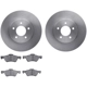 Purchase Top-Quality DYNAMIC FRICTION COMPANY - 6302-54172 - Front Disc Brake Kit pa1