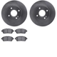 Purchase Top-Quality DYNAMIC FRICTION COMPANY - 6302-54198 - Front Disc Brake Kit pa1
