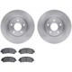 Purchase Top-Quality DYNAMIC FRICTION COMPANY - 6302-59092 - Front Disc Brake Kit pa1