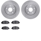 Purchase Top-Quality DYNAMIC FRICTION COMPANY - 6302-59097 - Front Disc Brake Kit pa1