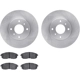 Purchase Top-Quality Front Disc Brake Kit by DYNAMIC FRICTION COMPANY - 6302-67073 pa1