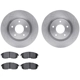Purchase Top-Quality DYNAMIC FRICTION COMPANY - 6302-67084 - Front Disc Brake Kit pa1