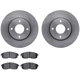 Purchase Top-Quality DYNAMIC FRICTION COMPANY - 6302-67088 - Front Disc Brake Kit pa1