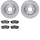 Purchase Top-Quality DYNAMIC FRICTION COMPANY - 6302-68009 - Front Disc Brake Kit pa1